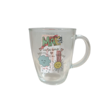 Caneca De Vidro Personaliza Mãe Café Cappuccino Chá Leite Chocolate Quente 380ml