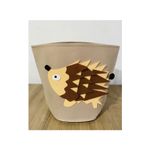 Cesto Organizador Infantil Dobrável Feltro Bichinhos 35x35cm