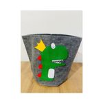Cesto Organizador Infantil Dobrável Feltro Bichinhos 35x35cm