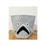 Cesto Organizador Infantil Dobrável Feltro Bichinhos 35x35cm
