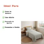 Kit Colcha Solteiro Geométrica Com Porta Travesseiro Evolution