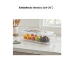 Kit 2 Potes Organizadores Herméticos 3L e 1,7L Mantimentos