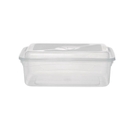 Caixa Organizadora Retangular 2,5 L Transparente