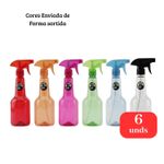 Kit 6 Pulverizadores Girafa 500ml Borrifador Spray Multiuso Sortido