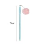 Kit 12 Canetas Gel Apagáveis 0.7mm Azul Ponta Fina Estampas Sortidas Escolar Estudos