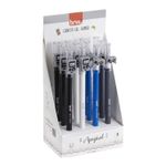 Kit 12 Canetas Gel Apagáveis Gamer 0.7mm Azul Ponta Fina Estampas Sortidas