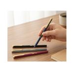 Kit 12 Canetas Slim 0.7mm Coloridas Azul Ponta Fina Com Grip