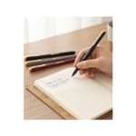 Caneta Slim Detalhes Dourados Com Clip Elegante Para Pendurar