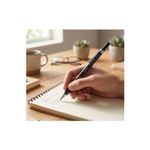 Lapiseira 0.7mm Carbon Grip com Borracha  Ergonômica Escolar