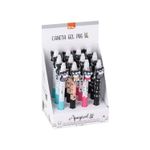 Kit 12 Canetas Gel Apagáveis 0.7mm Azul Retrátil Escolar Sortida