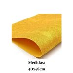 EVA Glitter Dourado 40x48cm Ouro Folha para Artesanato Festas Escola