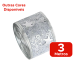 Fita Decorativa Voil Glam Estilos Diversos Para Natal 3m