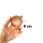 Kit Com 24 Bolas De Natal Decorada Luxo Decoração Enfeites De Natalino Para Árvore