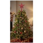 Ponteira Árvore de Natal Estrela 18x27cm Enfeite Natalino