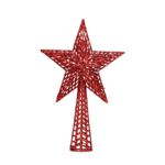 Ponteira Árvore de Natal Estrela 18x27cm Enfeite Natalino