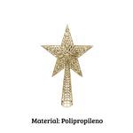 Ponteira Árvore de Natal Estrela 18x27cm Enfeite Natalino