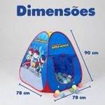 Barraca Infantil Dobrável Barraca Piscina Com Bolinhas Coloridas Super Herois