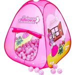 Barraca Com Bolinhas Toca Cabana Infantil Dobravel Princesa Encantada