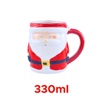 Caneca Presente de Cerâmica Personalizada Papai Noel 330ml Amigo Secreto de Natal