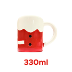 Caneca Presente de Cerâmica Personalizada Papai Noel 330ml Amigo Secreto de Natal