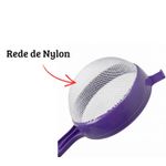 Kit 6 Peneiras Plásticas 17cm Cozinha Coador Alimentos Sortidas