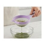 Kit 6 Peneiras Plásticas 17cm Cozinha Coador Alimentos Sortidas