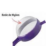 Peneira Plástica 15cm G para Cozinha Coador Alimentos