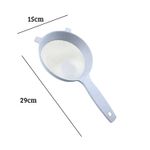 Kit 4 Peneiras Plásticas 15cm Cozinha Coador Alimentos Sortidas