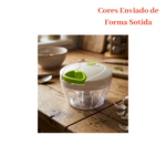 Kit 2 Mini Processadores Manual 500ml 3 Lâminas Cozinha