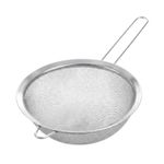 Peneira Inox com Cabo 22cm para Cozinha Coar Alimentos e Receitas
