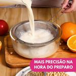 Peneira Inox com Cabo 22cm para Cozinha Coar Alimentos e Receitas