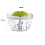 Mini Processador De Alimentos Manual 500ml 3 Lâminas Triturador Alho