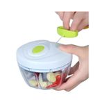 Mini Processador De Alimentos Manual 500ml 3 Lâminas Triturador Alho
