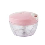 Mini Processador De Alimentos Manual 500ml 3 Lâminas Triturador Alho