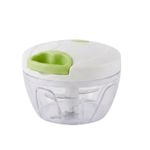 Mini Processador De Alimentos Manual 500ml 3 Lâminas Triturador Alho