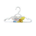 Kit Com 6 Cabides Infantis Colorido Reforçado Organizador De Roupas