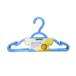 Kit Com 6 Cabides Infantis Colorido Reforçado Organizador De Roupas