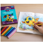 Kit 24 Pacotes Mini Lápis de Cor 12 Cores Sextavado Onda Infantil