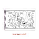 Caderno Cartografia Desenho Capa Dura 80 Folhas Divertidamente 2