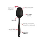 ESPATULA EM SILICONE PARA DOCES BRIGADEIRO FRITURA 