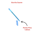 Kit 10 Pacotes Caneta Tristar Color 1.0mm 4 Cores Revenda Escolar