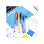 Kit 10 Pacotes Caneta Tristar Color 1.0mm 4 Cores Revenda Escolar