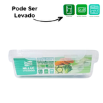 Pote Com Travas Laterais Incolor 700ml