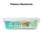 Pote Com Travas Laterais Incolor 700ml