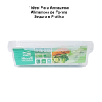 Pote Com Travas Laterais Incolor 700ml