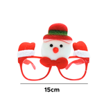 Óculos De Natal Decorativo Papai Noel Boneco De Neve Para Enfeite