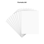 Papel Linho A4 Branco 180Gr Com 50 Folhas Para Convite Folheto Cartão de Visita