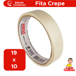 FITA CREPE 19X10M PARA PINTURA ARTESANATO