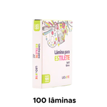 Kit com 100 Lâminas para Estilete Largo 18mm Lâmina Grande Leonora