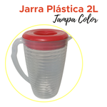 JARRA TRANSPARENTE COM TAMPA